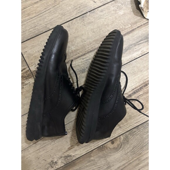 Cole Haan Mens Dean Grand Cap Toe black lace up dress shoes size 10.5 M main image 5